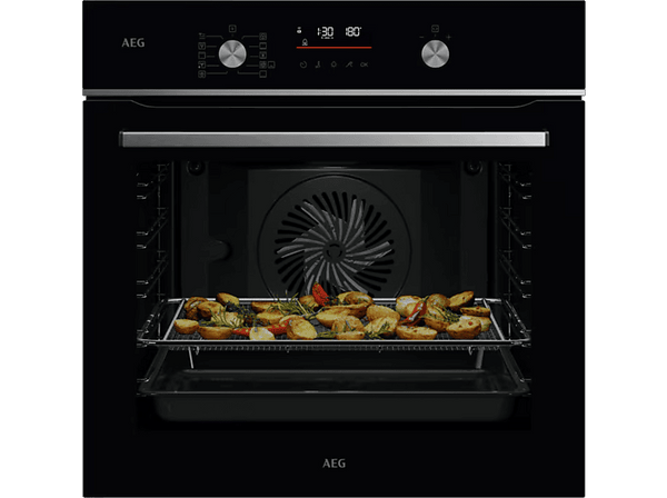 Horno - AEG GS6PB51FAB, Multifunción, Pirolítico, 71 l, Conectividad, 60 cm, Negro
