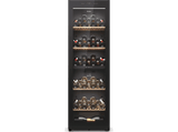 Vinoteca - Haier HWS236GDEH1,  Natural Air Flow System, Temperatura 5º - 20º, 236 botellas, Doble Zona,  Iluminación LED 3D,  Wi-Fi , Negro