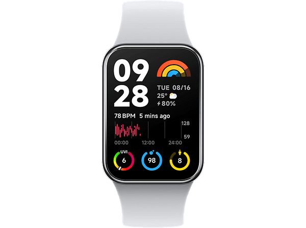 Pulsera de actividad - Xiaomi Smart Band 8 Pro, 1.74" AMOLED, Hasta 14 días, 150 modos deportivos, Grey
