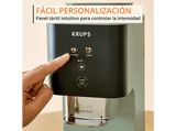 Cafetera superautomática - Krups Coffee Crush, Café en grano y molido, 15 bares, 2 recetas de café, Táctil, Compacta, 3 niveles de molienda, Verde