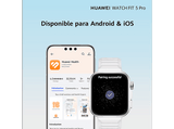 Smartwatch - Huawei Watch Fit 5 Pro, 48.77 mm, Correa 20 mm, 7 días Autonomía en Uso Típico, Pantalla AMOLED 1.92, Negro