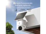 Cámara de vigilancia IP - Eufy SoloCam E42, UHD 4K, 4K UHD (3840 x 2160 píxeles), Función de visión nocturna, Solo exterior, Blanco