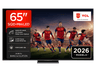 TV SQD-Mini LED 65" - TCL 65C8L, UHD 4K, 5000 nits, Google TV, Dolby Vision & Atmos, Audio by Bang & Olufsen, 144Hz, DVB-T2, Negro