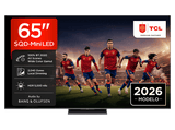 TV SQD-Mini LED 65 - TCL 65C8L, UHD 4K, 5000 nits, Google TV, Dolby Vision & Atmos, Audio by Bang & Olufsen, 144Hz, DVB-T2, Negro