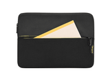 Funda portátil - Targus TSS931GL, Para PC's hasta 14 , Poliéster/Neopreno, Cierre de Cremallera, Negro/Amarillo