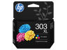 Cartucho de tinta - HP 303XL Tricolor, T6N03AE, 415 páginas, Compatibilidad con impresoras HP de la serie ENVY