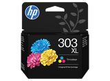 Cartucho de tinta - HP 303XL Tricolor, T6N03AE, 415 páginas, Compatibilidad con impresoras HP de la serie ENVY