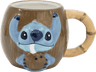 Taza - Stitch en coco, Lilo & Stitch, 3D, Cerámica, 420 ml