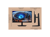 Monitor gaming - Samsung Odyssey G8 LS27HG806EFXEN, 27  UHD 5K, 360 Hz, 1 ms, IPS (Conmutación en el plano), Altura ajustable, Negro