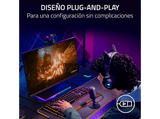 Micrófono - Razer Seiren V3 Mini, Cable USB tipo A a tipo C, Condensador supercardioide, Blanco