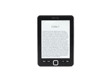 eBook - PEAQ Basic, 6, 4GB, 1024x758 pixels, 16 Niveles de Gris, Incluye Funda Protectora, Negro
