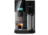 Cafetera superautomática - Cecotec Cremmaet CompactCcino Black, 19 bar, 1350 W, 400 ml, Altura regulable, Display táctil, Molinillo integrado, Black
