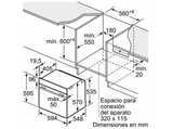 Horno - Siemens HB574AER3, IQ300, Multifunción, Pirolítico, 71 l, 60 cm, HumidClean, perfectCooking 3D, Inox