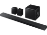 Barra de sonido - Samsung HW-QS750F/ZF, Bluetooth, 465W con subwoofer y Dolby 5.1ch, Wifi Negro