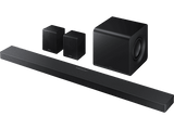 Barra de sonido - Samsung HW-QS750F/ZF, Bluetooth, 465W con subwoofer y Dolby 5.1ch, Wifi Negro