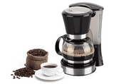 Cafetera de goteo - Jata CA288 Capacidad de 2 a 8 tazas, Sistema antigoteo, Depósito de agua, Negro
