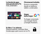 TV LED 55 - Haier K7 Series H55K702UG, Smart TV (Android TV 11), HDR 4K, Direct LED, Dolby Audio,  Smart remote control, Dbx-tv®, Negro