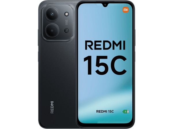 Xiaomi Redmi 15C, Midnight Black, 256 GB, 4 GB, 6.9 " IPS, MediaTek Dimensity 6300, 6000 mAh