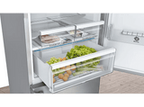 Frigorífico combi - Balay 3KFE777XE, Total No Frost, 203 cm, 438 l, ExtraFresh, ExtraCold 0º, Acero antihuellas