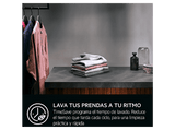Lavadora carga frontal - AEG LFE6G54H2B, 10.5 kg, 1400 rpm, 10 programas, Ciclo rápido 45 min, Higiene con Vapor, Blanco