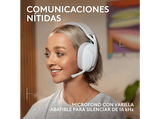 Auriculares gaming - Logitech G G321, Lightspeed-Bluetooth, Micrófono 16 kHz con varilla abatible, 20hs batería, PC, PS4-PS5, Nintendo Switch, Blanco