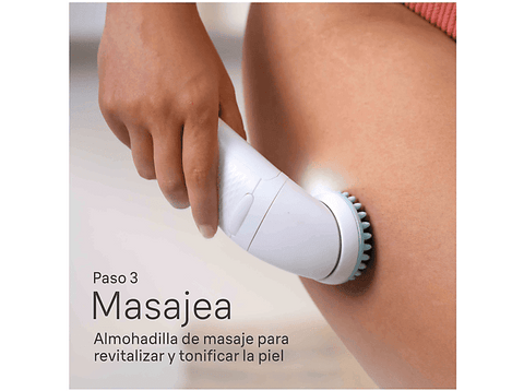 Depiladora - Braun Silk-épil 7 SkinSpa 7-031, Tecnología Micro-Grip, Luz Smartlight, Wet&Dry, All-in-one