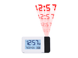 Reloj despertador inteligente - NK FA350101, Con Luz de Proyección, 2x Pilas AA, Alarma, Función Repetición, Blanco