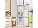 Frigorífico combi - LG GBV3100APY, No Frost, 186 cm, 344 l, Inox antihuellas