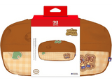 Funda Nintendo Switch 2 - Hori Adventure Pack (Animal Crossing), Múltiples compartimentos, Estilo riñonera, Marrón