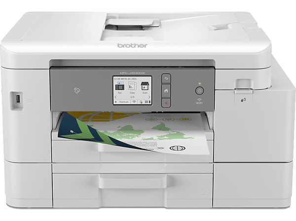 Impresora multifunción - Brother MFCJ4540DW, Inyección de tinta, Impresión Color/Monocromo, Fax, Wi-Fi, Gris