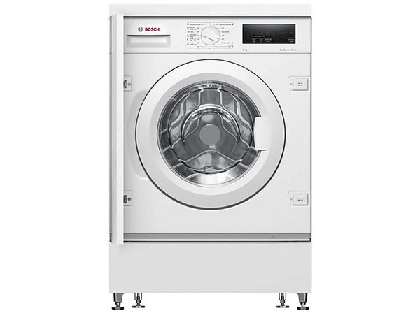 Lavadora carga frontal - Bosch 3CB5151B2, Serie Cristal, 8 kg, 1200 rpm, 13 programas, Aire caliente 3D, Aquálisis, Blanco