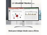 Monitor - LG 40WP95CP, 39.7, 5.120 x 2.160 píxeles, 5 ms, 72 Hz, HDMI x2, DisplayPort x2, Blanco