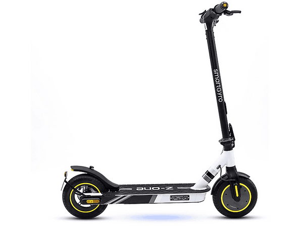 Patinete eléctrico - Smartgyro Z-One, Potencia máx. 400 W, Potencia nominal 350W, Hasta 100 kg, 8000 mAh, Velocidad máx. 25 km/h, Gris