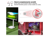 Monitor - LG Smart Monitor Swing 32G810SAW-W, 31.5 UHD 4K, 144 Hz, 1 ms, IPS, Altavoces incorporados, Blanco