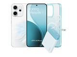 Móvil - OPPO Reno14, Opal White, 512 GB, 12 GB RAM, 6.59  2.5D AMOLED, Mediatek Dimensity 8350 (4nm), 6000 mAh, IP69, Incluye Powerbank