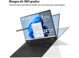 Convertible 2 en 1 - LG 14T90R-G.AA75B, 14 WUXGA, Intel® Evo™ Core™ i7-1360P, 16GB RAM, 512GB, Windows 11 Home, Negro
