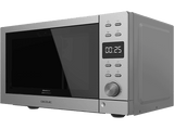 Microondas - Cecotec Microondas Sin Plato Grandheat 2010 Flatbed Steel, 9 Funciones preconfiguradas, Quick Start, Grey