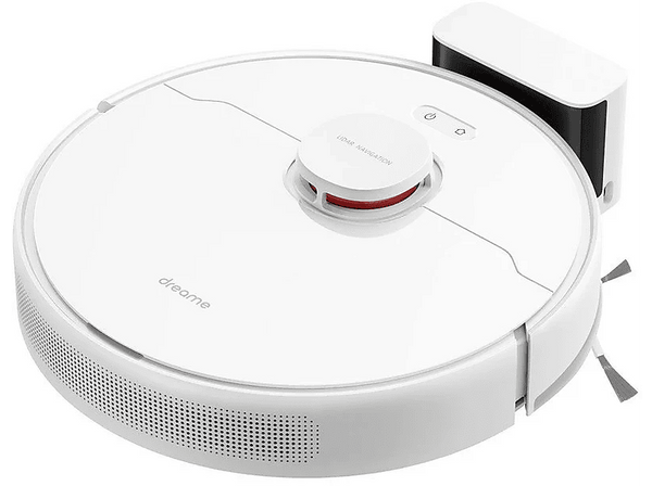 Robot aspirador - Dreame F9 Pro, 4 W, 150 min Autonomía, Diseño Ultrafino 8 cm, Succión 2500Pa, Blanco