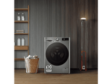 Lavadora secadora - LG F4DR7009AGS, Serie 700, 9 kg/6 kg, 1400 rpm, 14 programas, Inox antihuellas