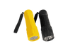 Pack Linternas - Panda TC-65YL, 2 unidades, 9 LEDs, 60 lúmenes, Alcance 5 metros, Pilas AAA, Amarillo y Negro