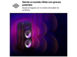 Altavoz de gran potencia - LG X BOOM DXL7T, 250W, Bluetooth, Karaoke, luces y pantallas LED, Resistencia al agua IPX4, Autonomía 20h, Negro
