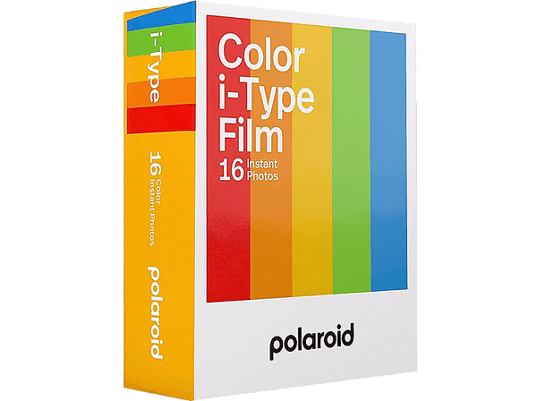 Película fotográfica - Polaroid Color film, Para cámaras i-Type, Doble pack, 16 unidades