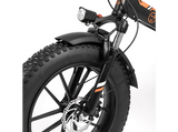 Bicicleta plegable - Youin Texas, 250 W, Velocidad máx. 25 km/h, Autonomía 45 km, Pantalla LCD, Luz Frontal y Trasera, Negro