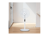 Ventilador de pie - Taurus Ice Brise, 3 en 1: Sobremesa (70cm), Medio (100cm), Pedestal (130cm), 5 Aspas, Control remoto, Temporizador, Blanco