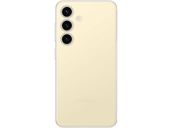 Funda - Samsung, para Galaxy S24, Silicona, 6.2", Resistente a rayones, Transparente