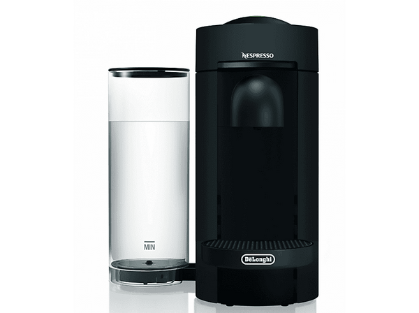 Cafetera de cápsulas - Nespresso® De'Longhi Vertuo Plus ENV150.B, 1260 W, 19 bar, 1.2 l, Apagado automático, Negro