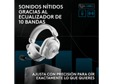Auriculares gaming - Logitech G Pro X3 Lightspeed, Inalámbrico, BT-USB, Micrófono, Ecualizador, Personalizable, Transductores 50mm, PC-Mac-PS5, Blanco