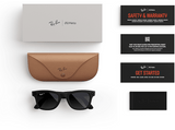 Gafas IA - Ray-Ban Meta, Wayfarer, Negro mate, Polarizadas en grafito degradado