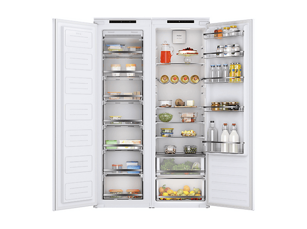 Frigorífico combi integrable - Haier HAMS518EW, Estático, 176.9 cm, 316 l, Sin Panelar