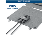 Cargador - CellularLine CARGADOR SOLAR PORTÁTIL, Con paneles solares, Universal, 20W, Tecnología ETFE, Resistencia extrema, Carga simultánea